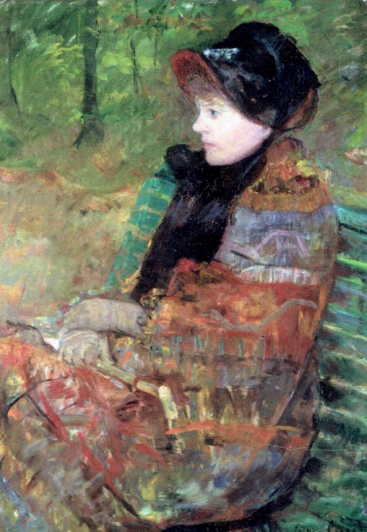 FranceSteps_Mlle Lydia Cassatt soeur de la'artiste ou l'Automne. 1880 Mary Cassatt (1844-1926)